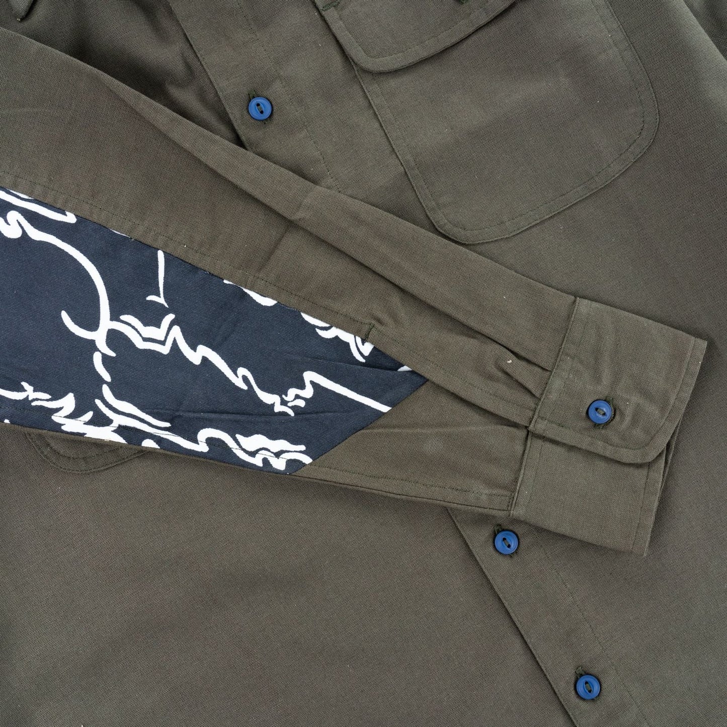 NBDN - MOSEY Linnen LS Shirt (Olive)