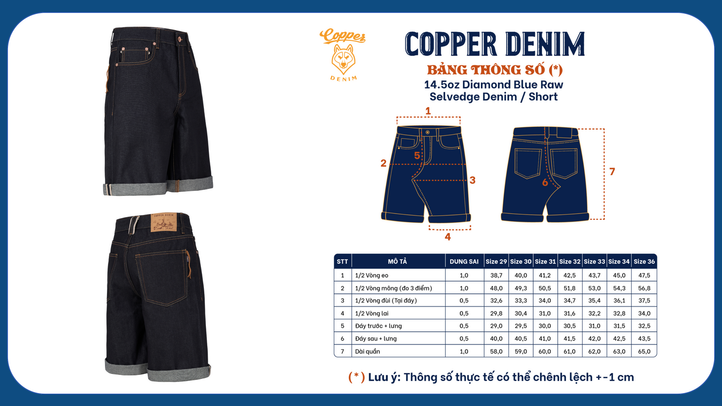 Copper - Short 14.5oz