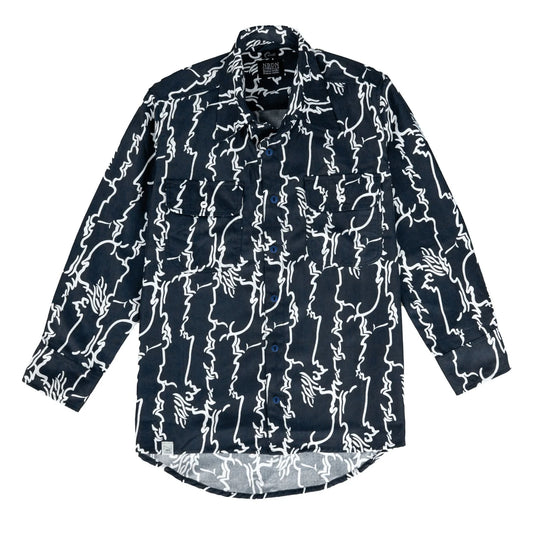 NBDN - MOONEY Abstract LS Shirt (Black)